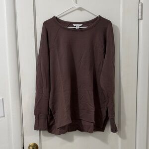 Athleta Coaster Luxe Mauve sweatshirt